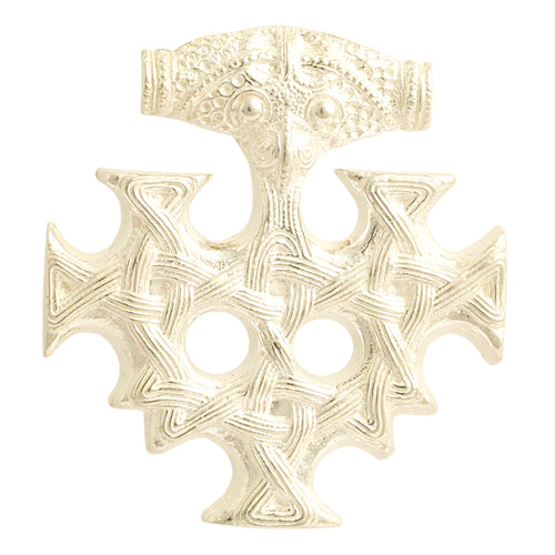 celtic field - Anhänger Hiddenseekreuz 925 Silber 38 x 41 mm einseitig