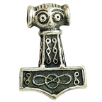 celtic field - Thorshammer Anhänger 925 Silber geschwärzt - Handarbeit