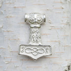 celtic field - Pendentif Marteau de Thor argent massif 925 - Fait main