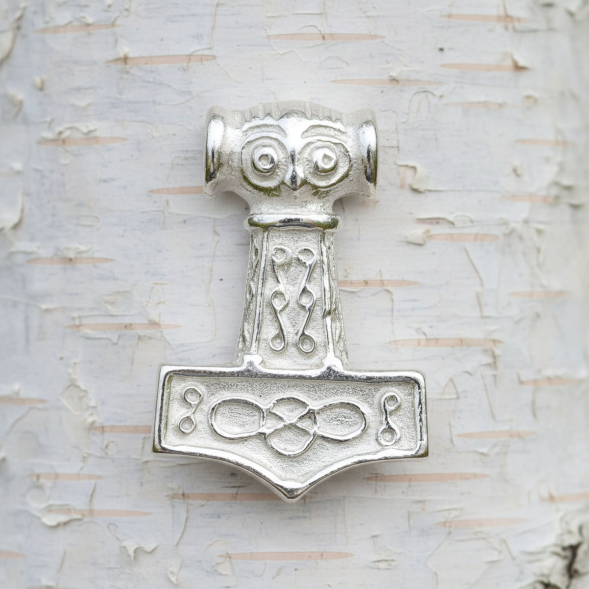 celtic field - Pendentif Marteau de Thor argent massif 925 - Fait main