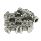 celtic field - Anhänger Hiddenseekreuz 925 Silber antik 26 x 28 mm