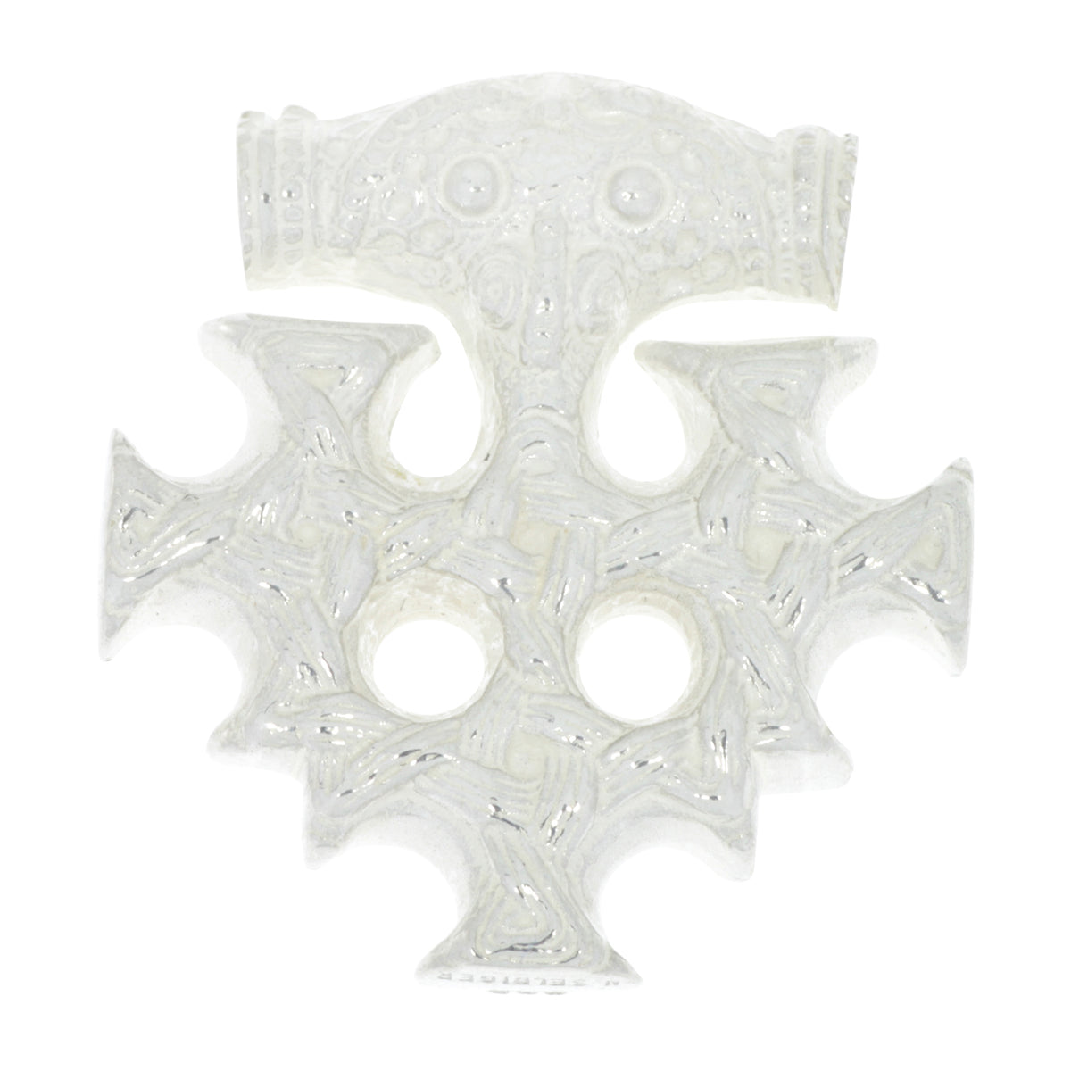 celtic field - Anhänger Hiddenseekreuz 925 Silber 26 x 28 mm