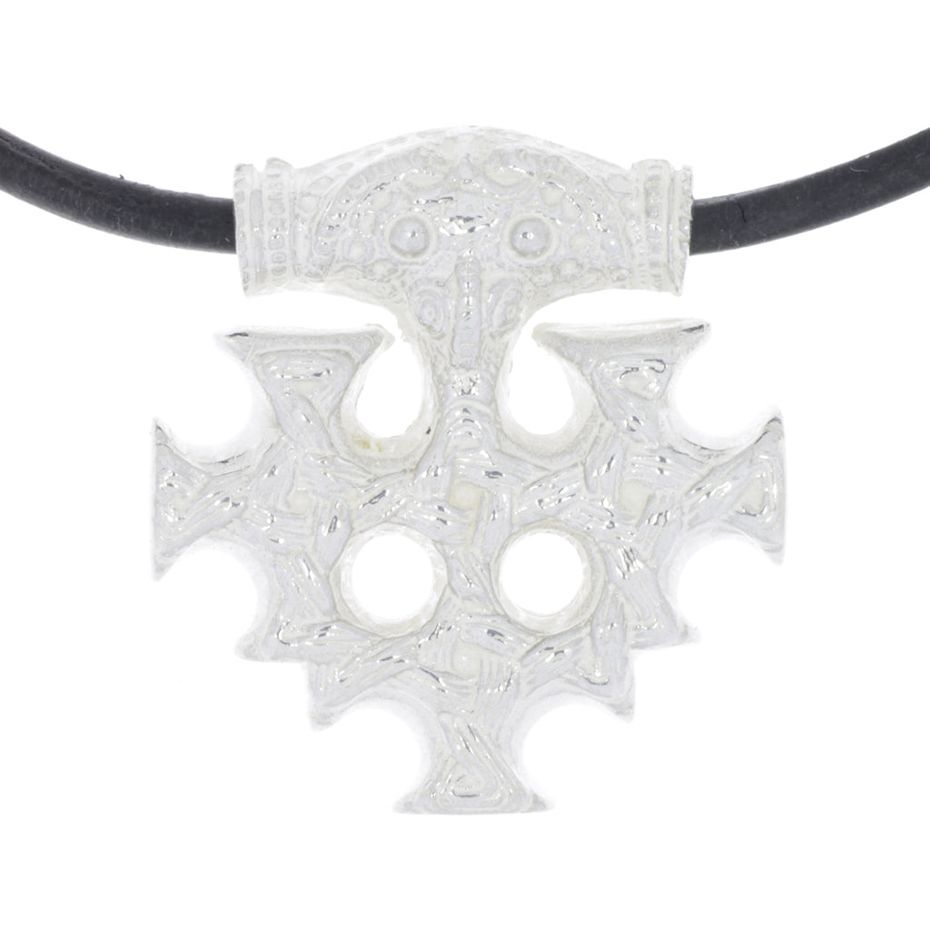 celtic field - Anhänger Hiddenseekreuz 925 Silber 26 x 28 mm