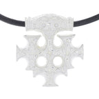 celtic field - Anhänger Hiddenseekreuz 925 Silber 26 x 28 mm