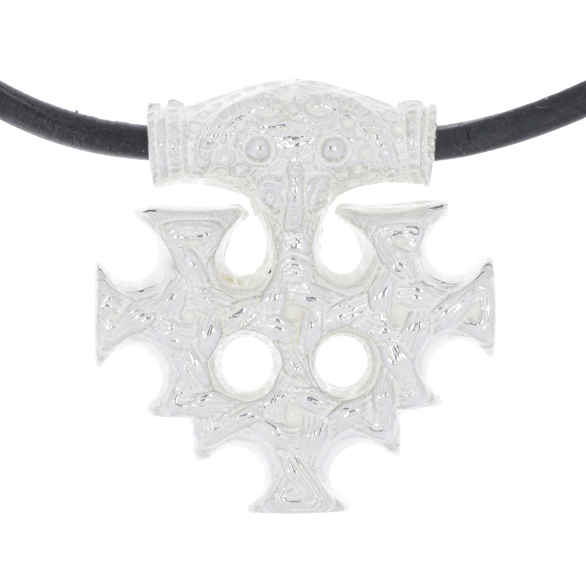 celtic field - Anhänger Hiddenseekreuz 925 Silber 26 x 28 mm
