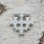 celtic field - Anhänger Hiddenseekreuz 925 Silber 26 x 28 mm