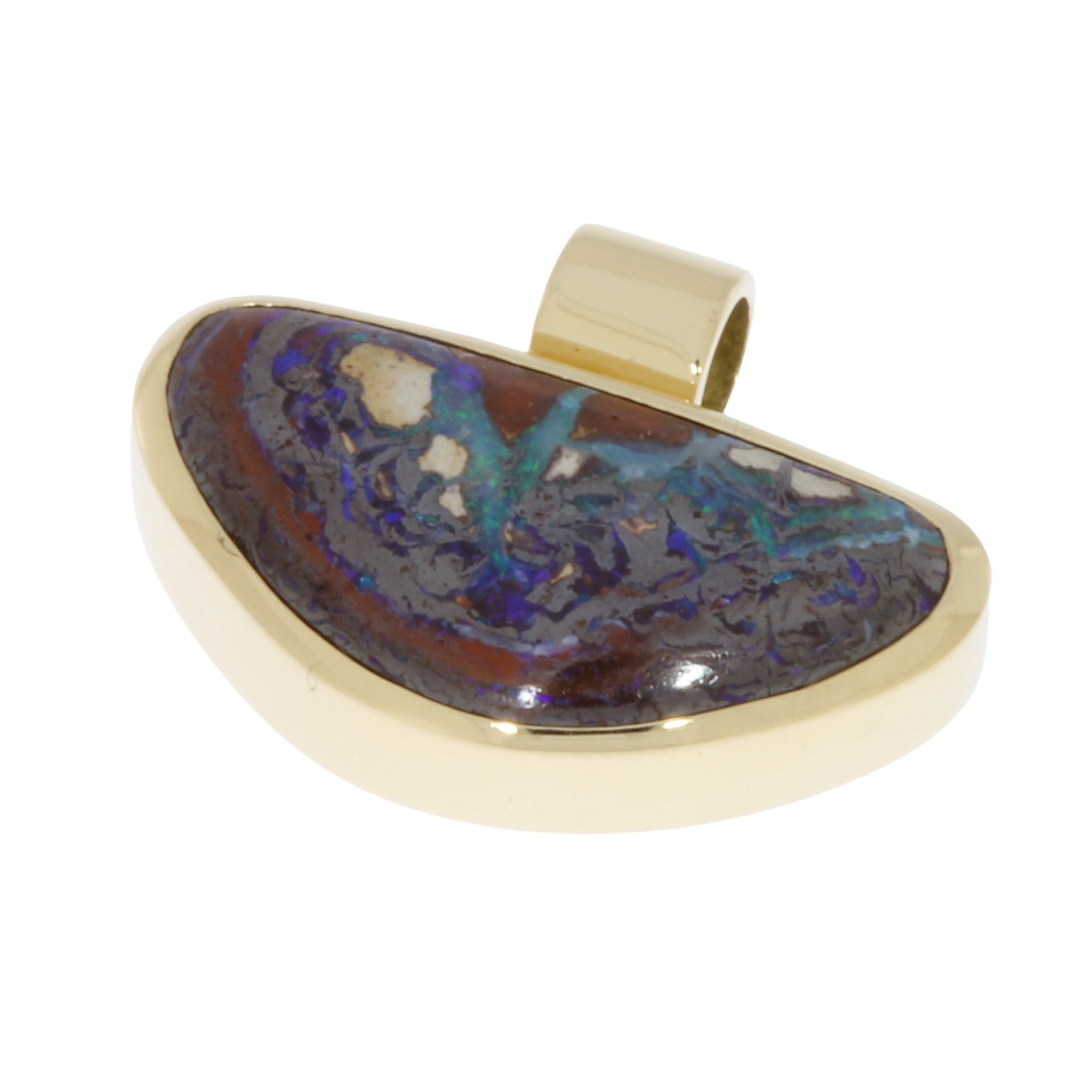Schmuakanhänger in Gold mit Opal