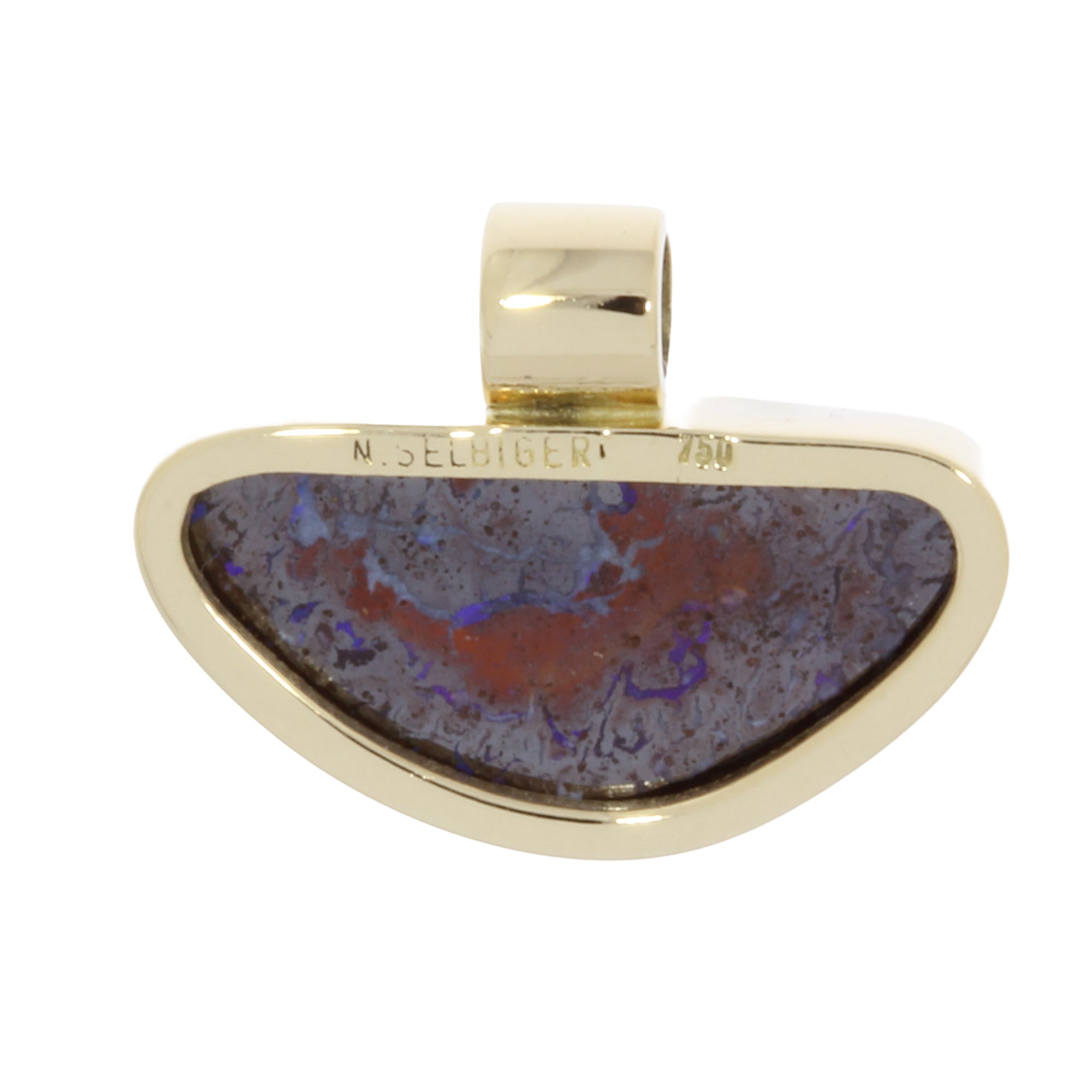 Schmuakanhänger in Gold mit Opal