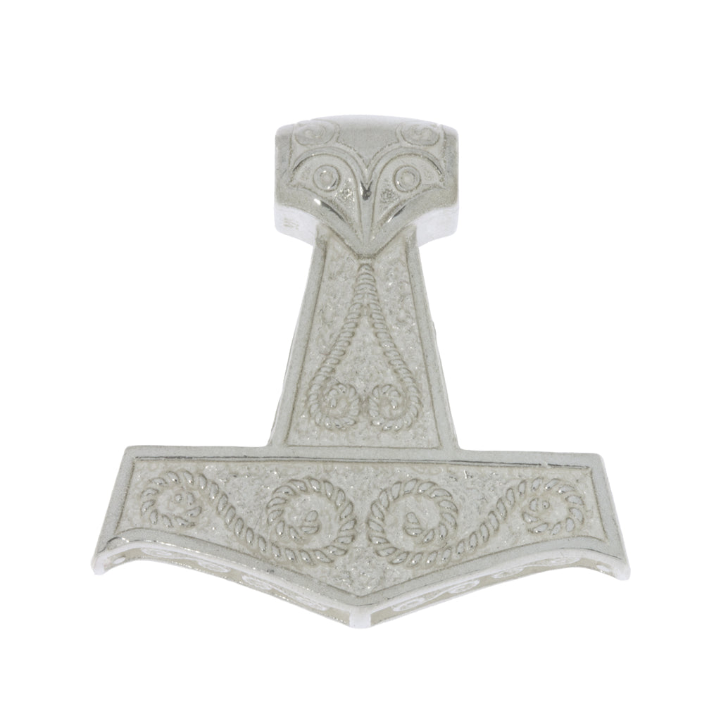 celtic field - Anhänger Thorshammer "Fionn" massives 925 Silber 33 x 33 mm