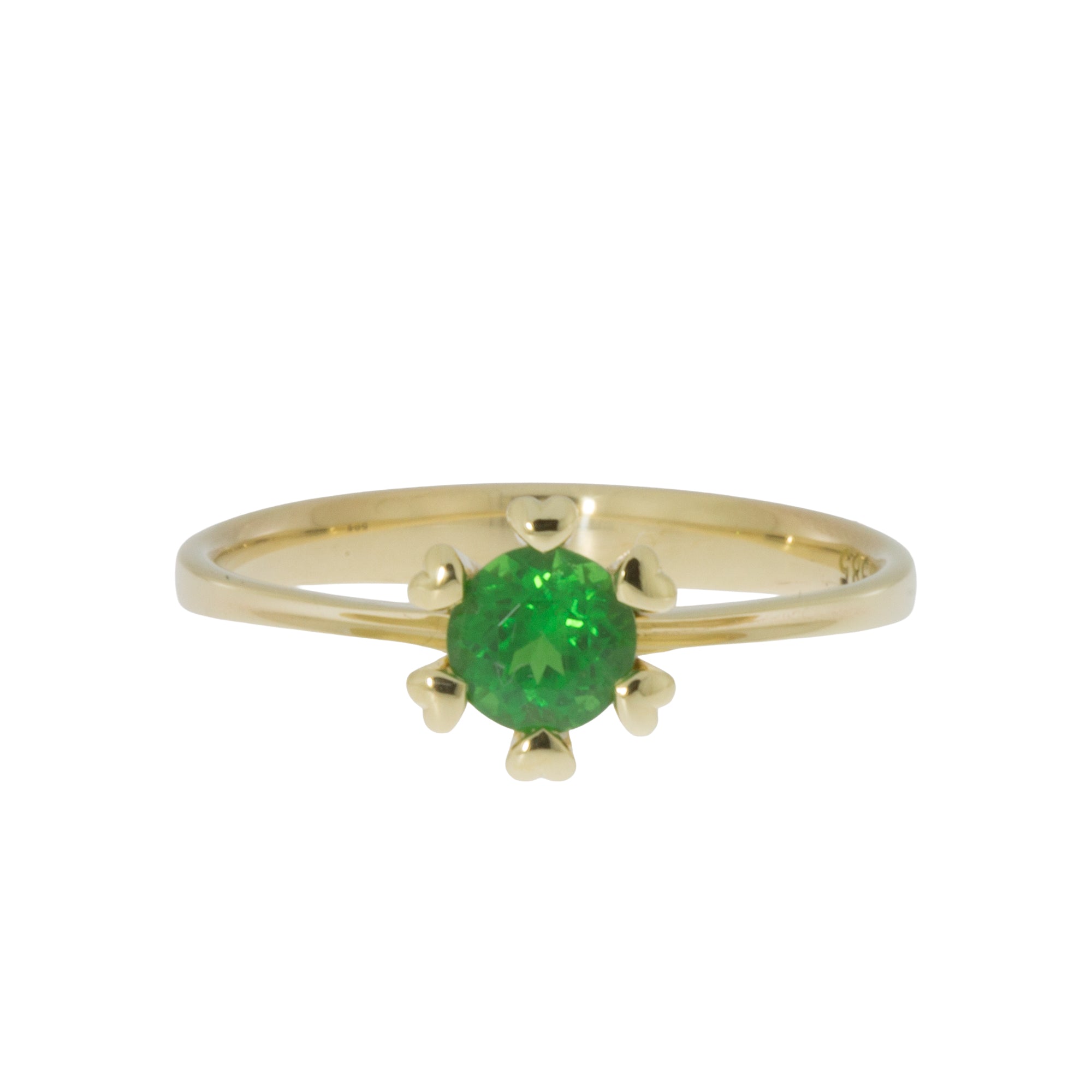 Verlobungsring Gold mit Tsavorit