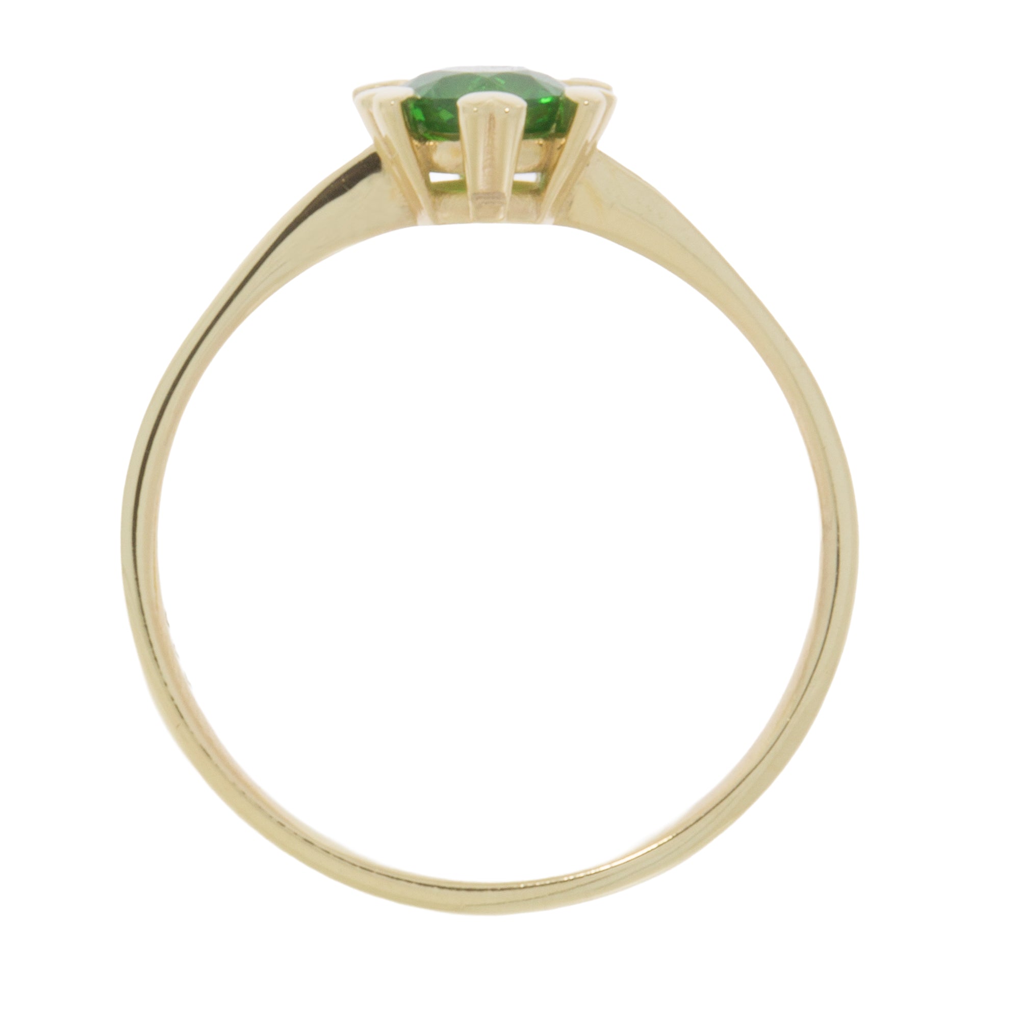 Verlobungsring Gold mit Tsavorit